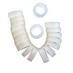 25 Folding Half Rubber Bands