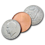 Expanded Eisenhower Dollar Shell Heads