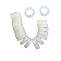 25 Folding Quarter Rubber Bands