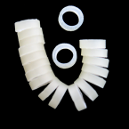 25 Folding Half Rubber Bands